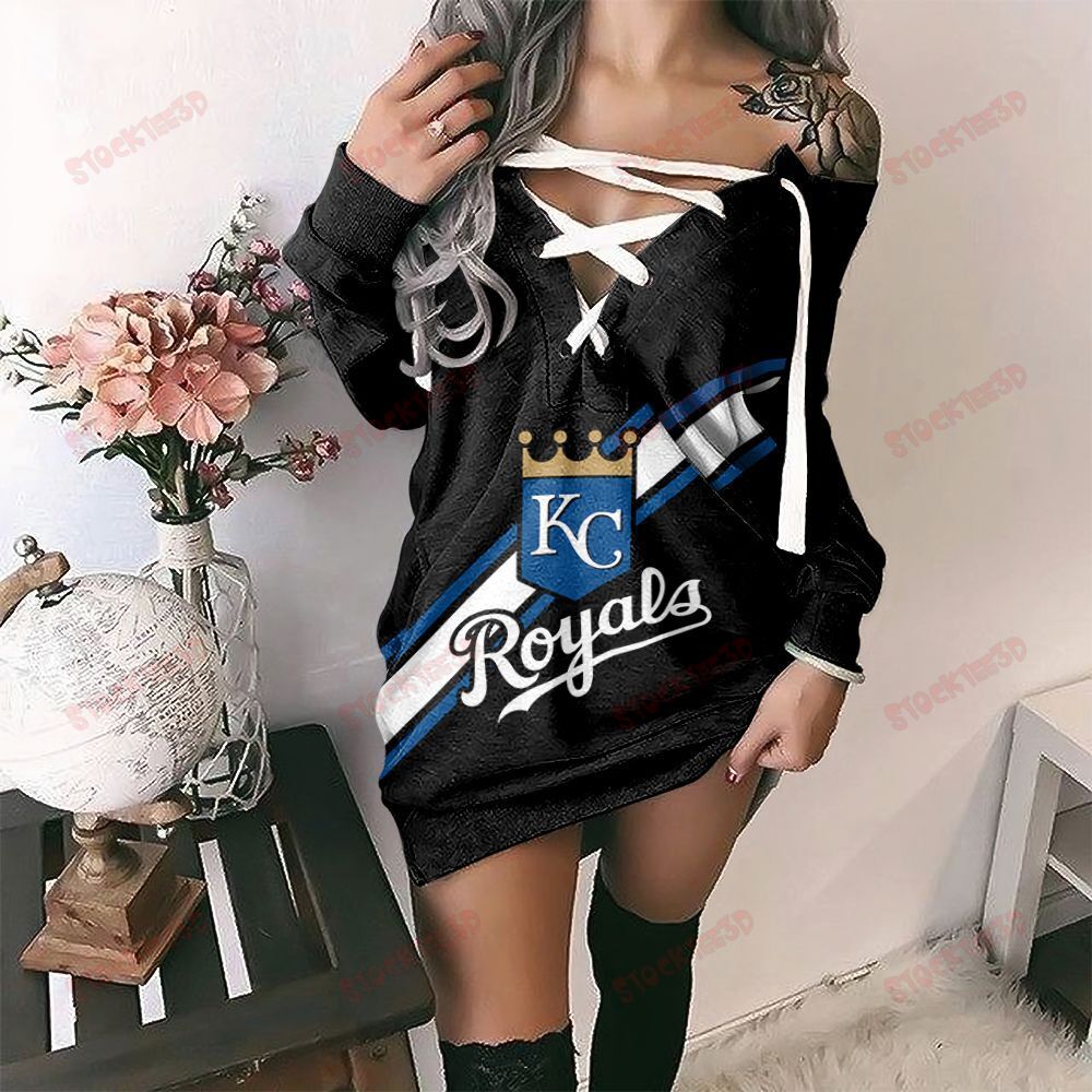 Kansas City Royals Lace-Up Sweatshirt 30