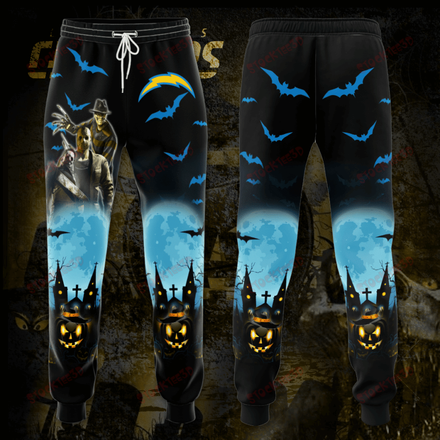 Los Angeles Chargers 3D Printed Pocket Sweatpant 109