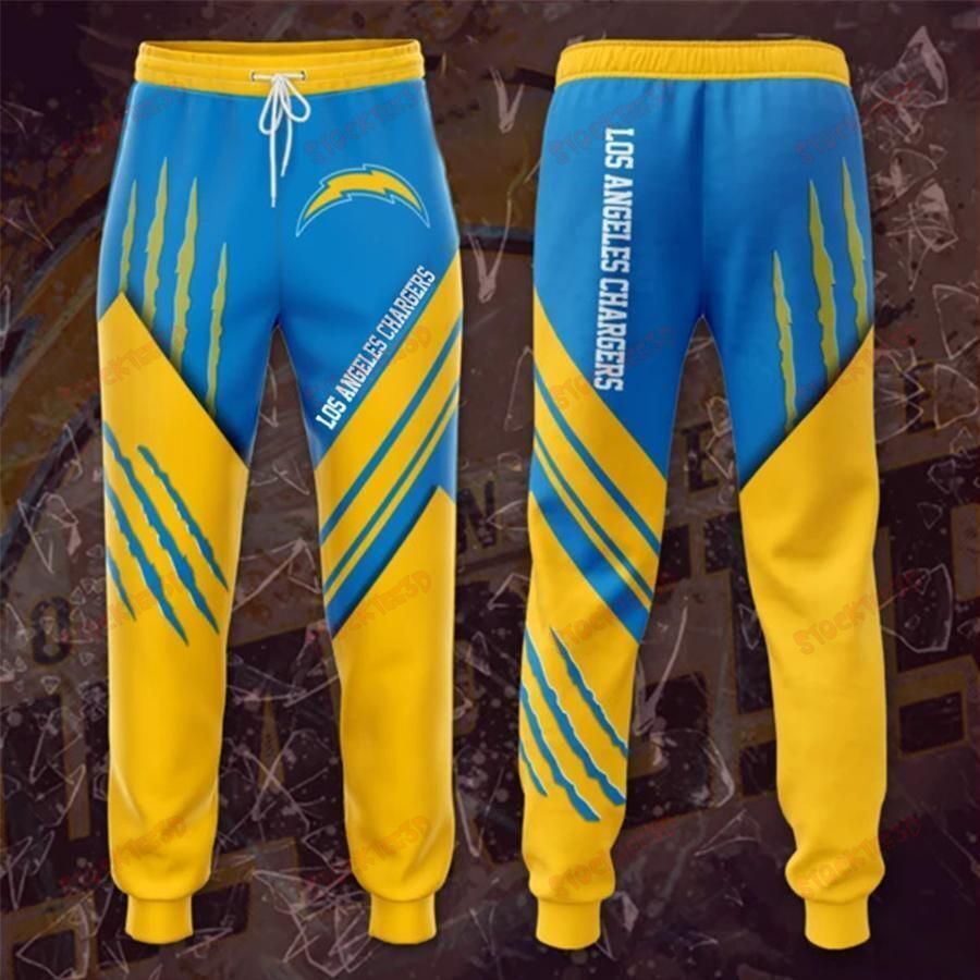 Los Angeles Chargers 3D Printed Pocket Sweatpant 113