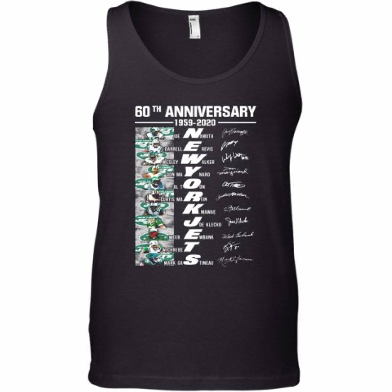 60Th Anniversary 1959 2020 New York Jets Tank Top