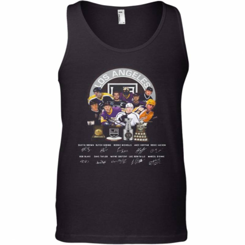 Los Angeles Kings Hockey Team Players Signatures Tank Top