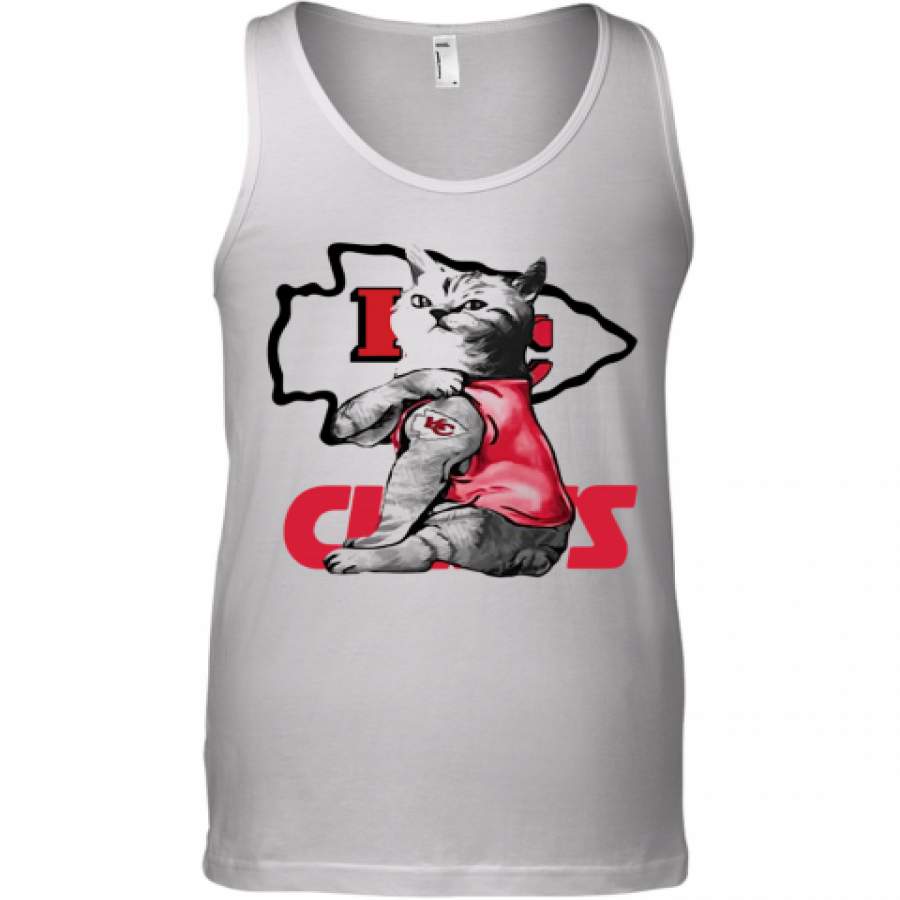 Cat Tattoo Kansas City Chiefs Tank Top