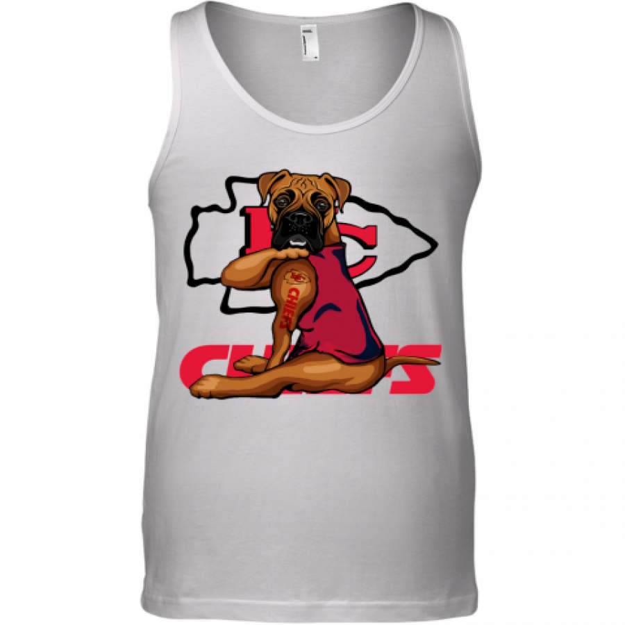 Boxer Tattoo Kansas City Chiefs Tank Top