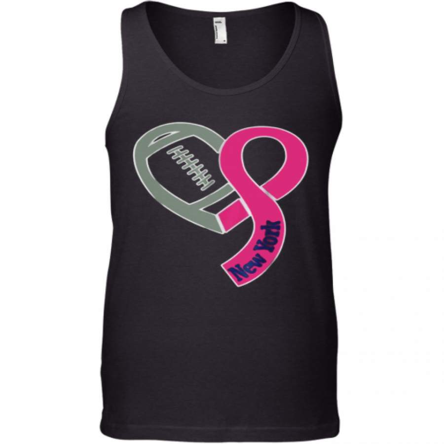 Breast Cancer Awareness New York Football Tank Top