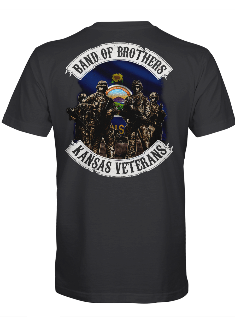 Band Of Brothers Kansas Veterans – Veteran Tshirt