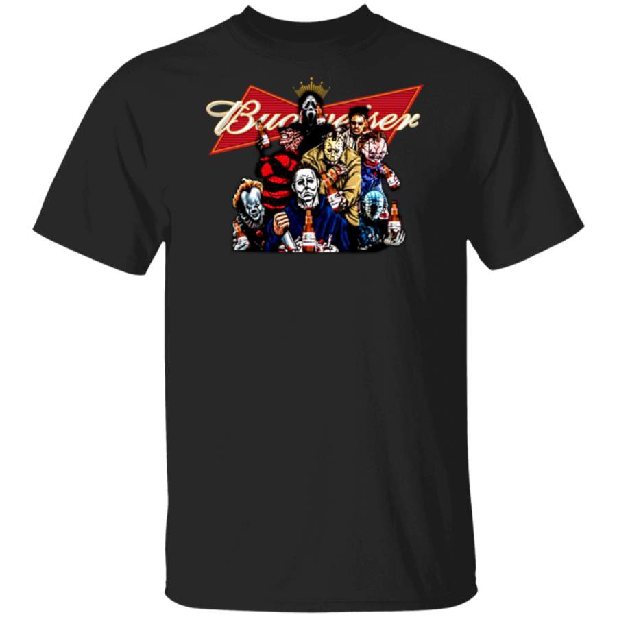 Horror Characters Budweiser T-Shirt