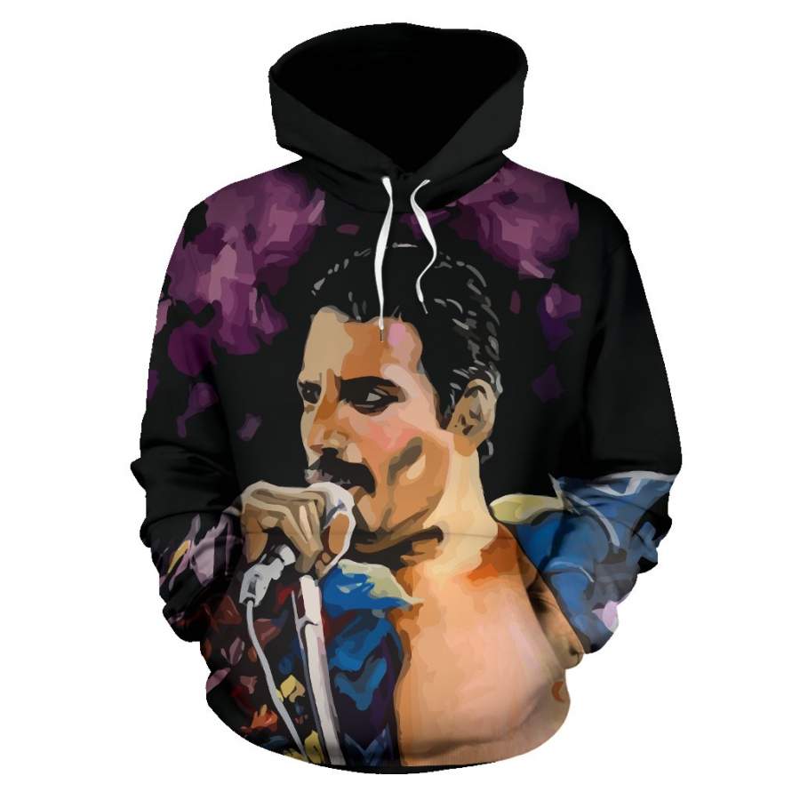 Freddie Mercury – Queen – All Over Hoodie