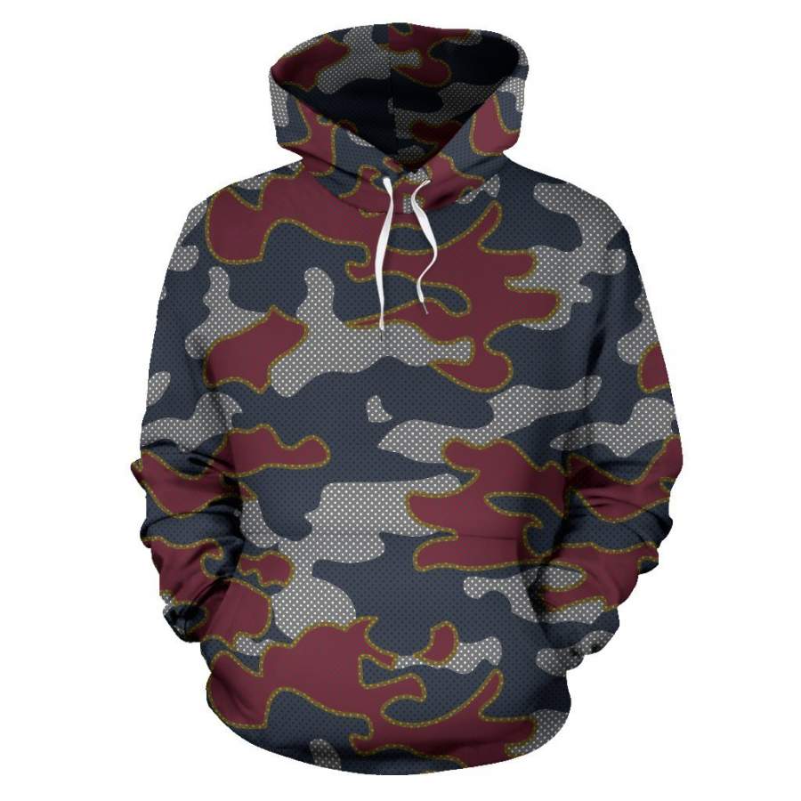 Atlanta Braves Inspired Grey Camo Hoodie Men’s Women’s Youth Apparel Clothing Gift