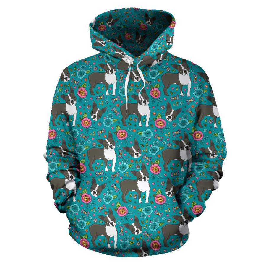 Boston Terrier Pullover Hoodie