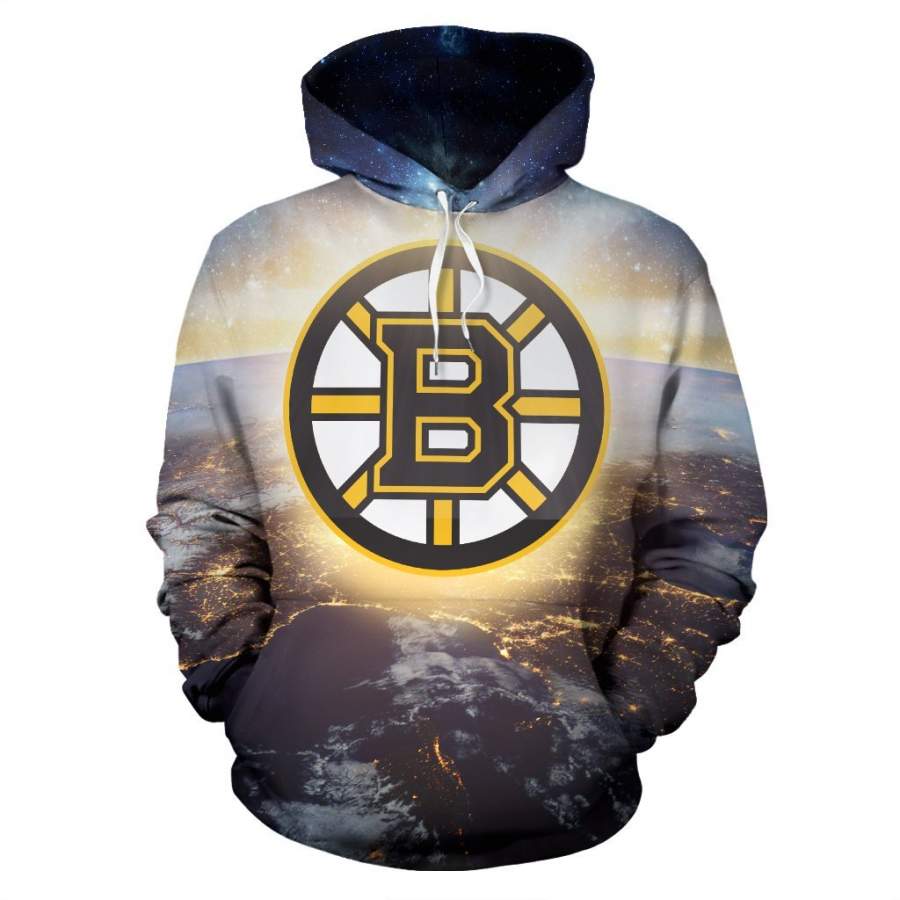 BOSTON BRUINS HOODIES ALL OVER PRINT