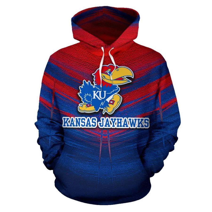 KANSAS JAYHAWKS Hoodie All Over Print