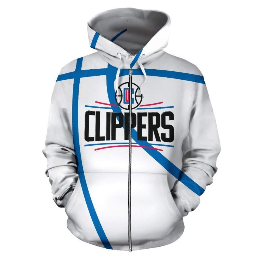 Los Angeles Clippers Zip Up Hoodie