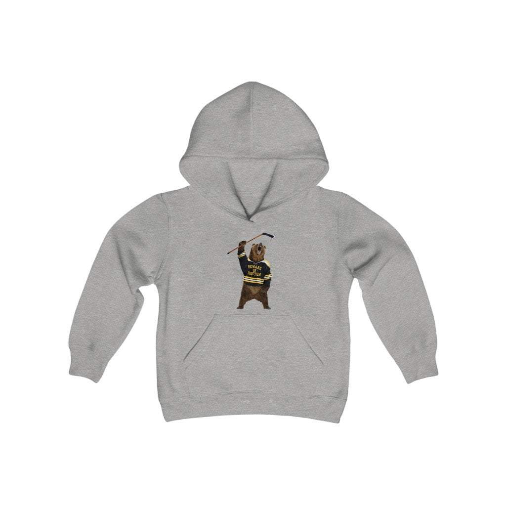 Beware Of Boston Bear Youth Hoodie