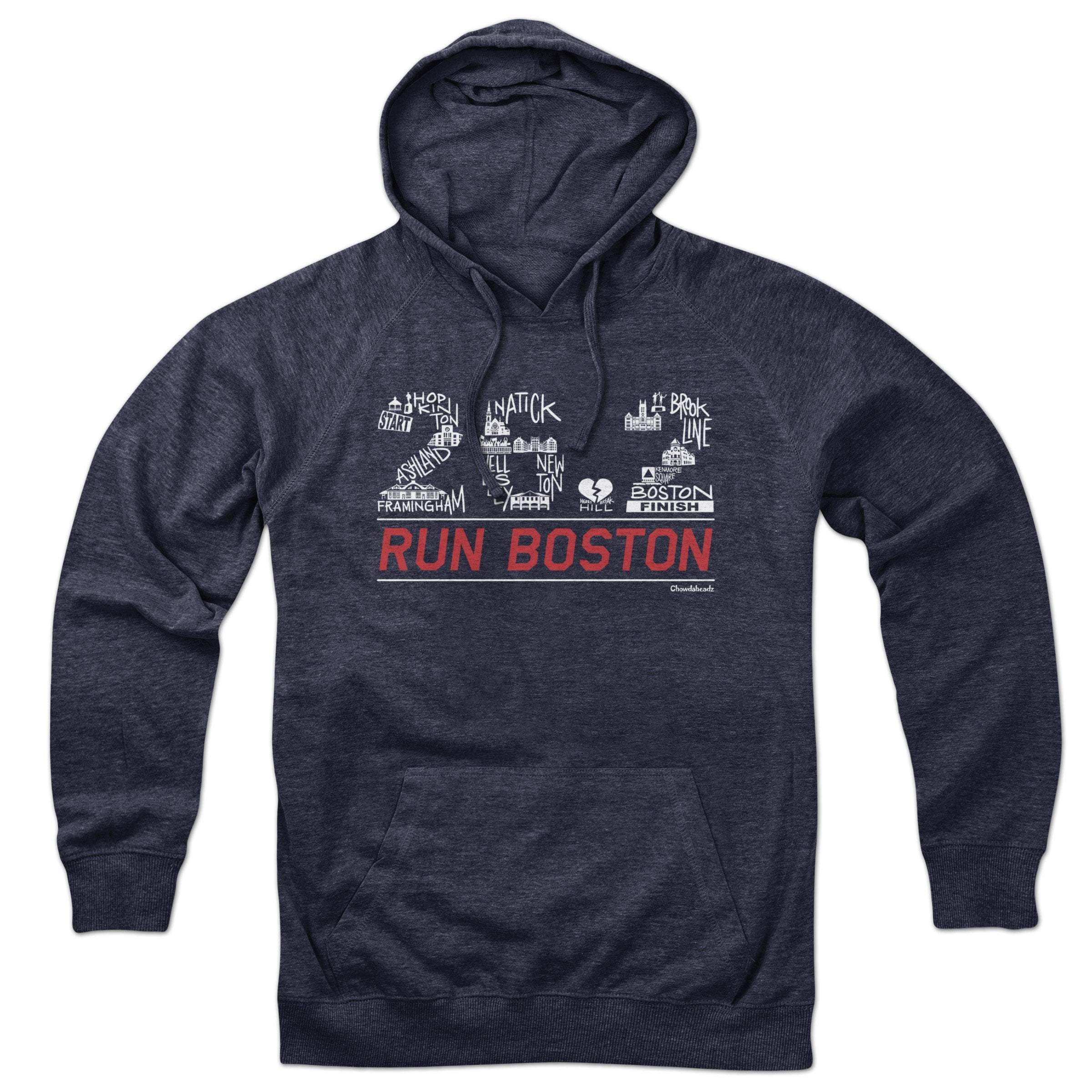 26.2 Run Boston Race Icons Hoodie