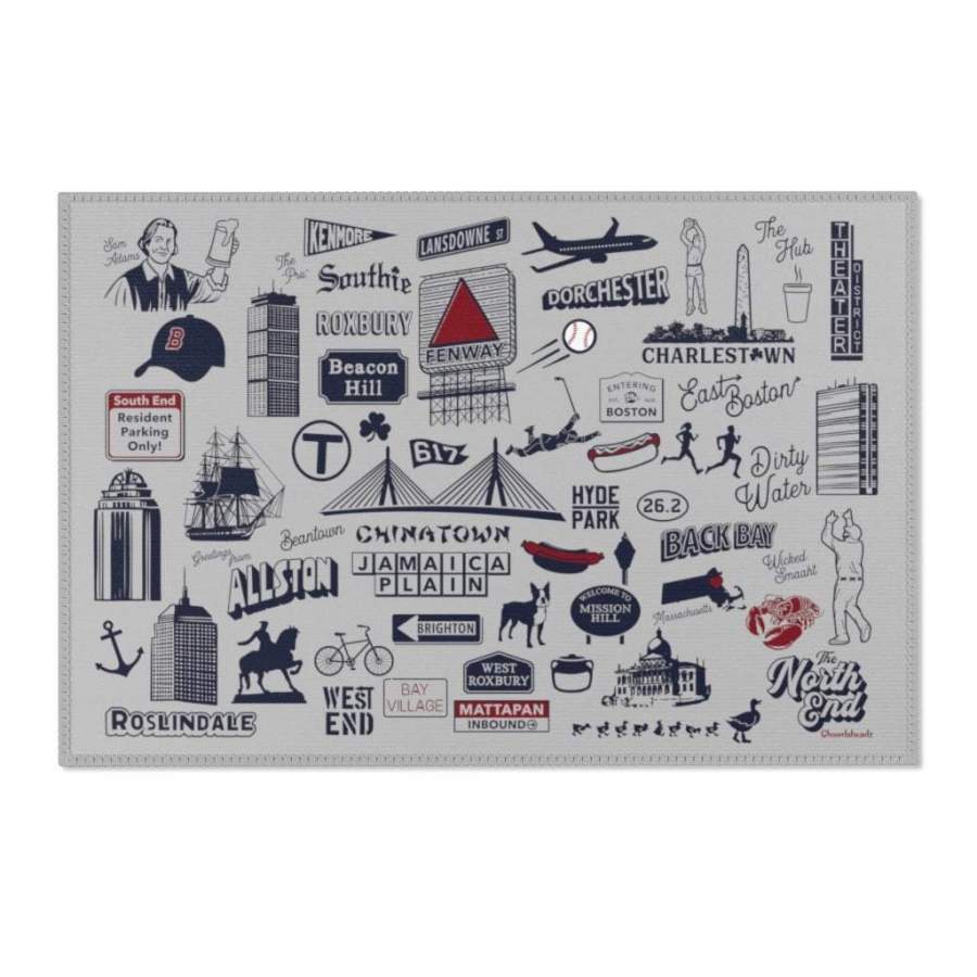 Boston Tourist Area Rugs