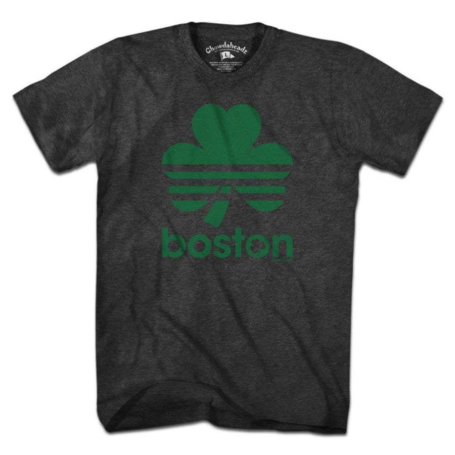 Boston Retro Shamrock Green Line T-Shirt