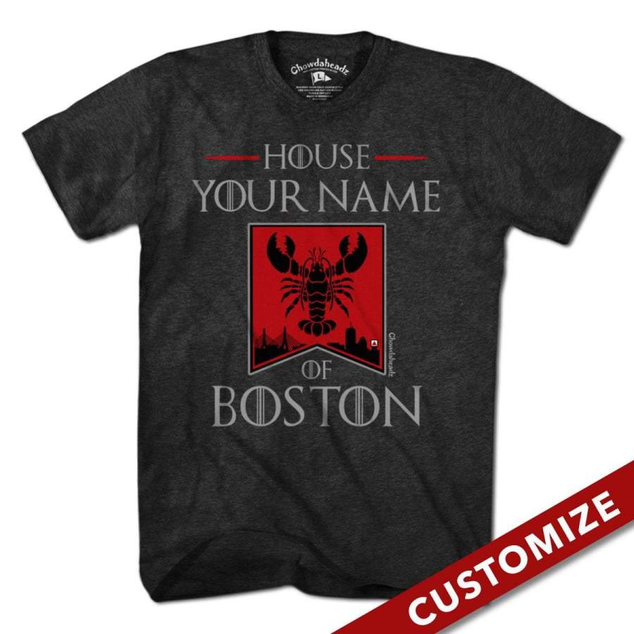 House [Custom] Of Boston Banner T-Shirt