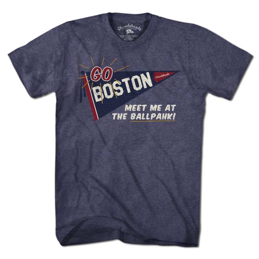 Go Boston Retro Banner T-Shirt