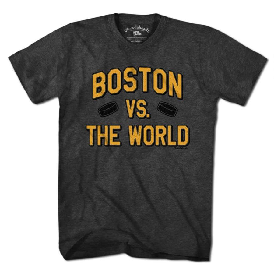 Boston vs The World Hockey T-Shirt