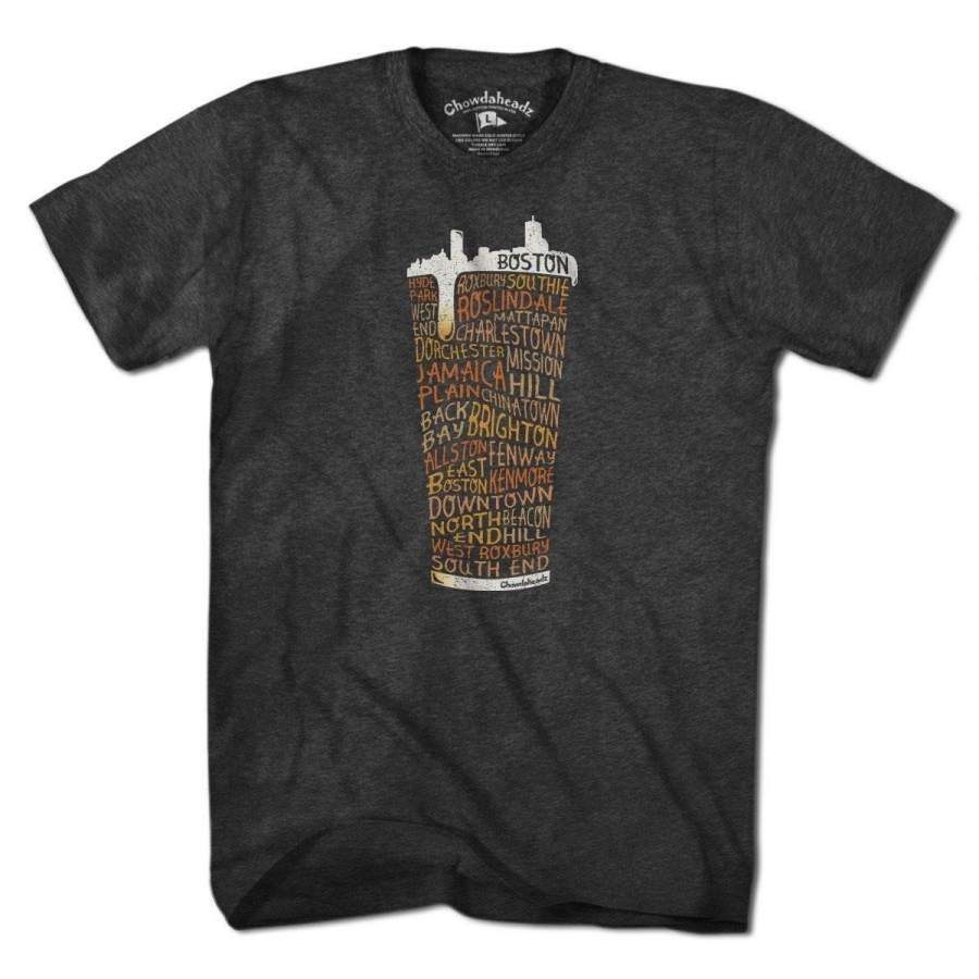 Boston Neighborhood Pint Glass T-Shirt