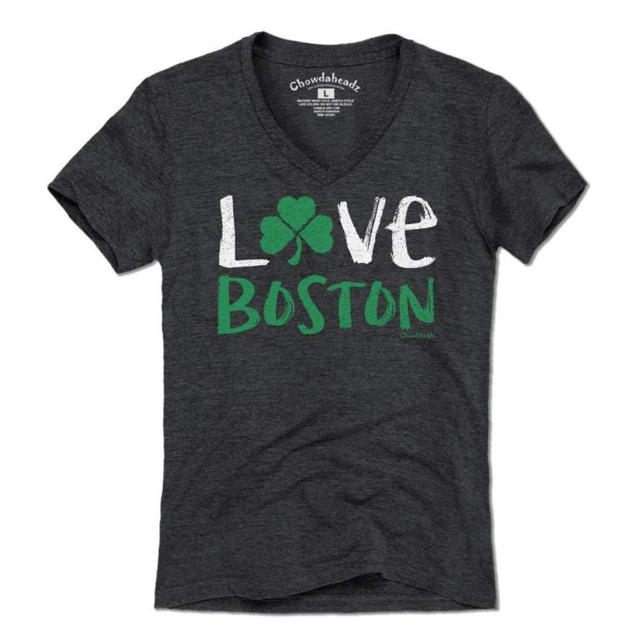 Love Boston Shamrock T-Shirt