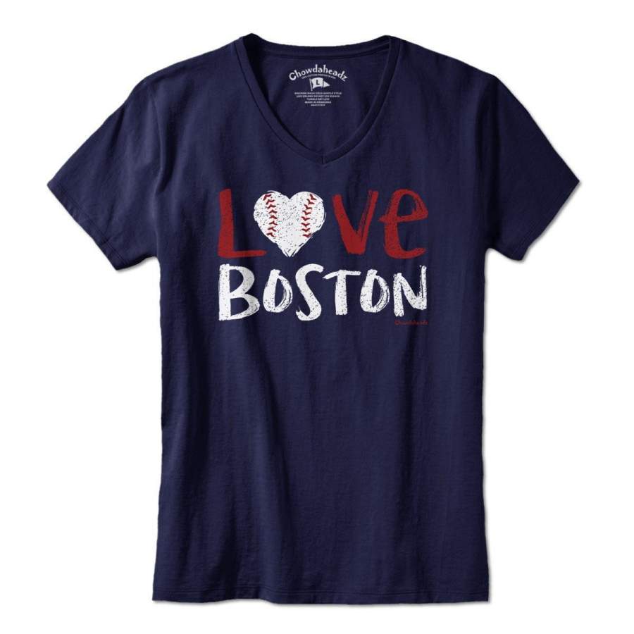 Love Boston Baseball T-Shirt