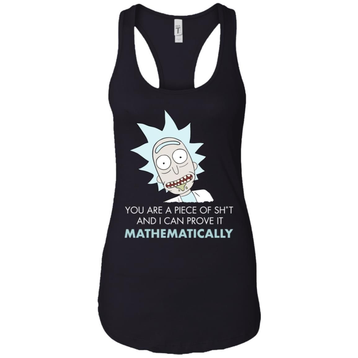 Rick And Morty Mathematical Proof Quote Women Tank