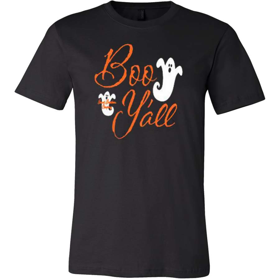 Boo Y’all Ghost Monogrammed Halloween T-shirt