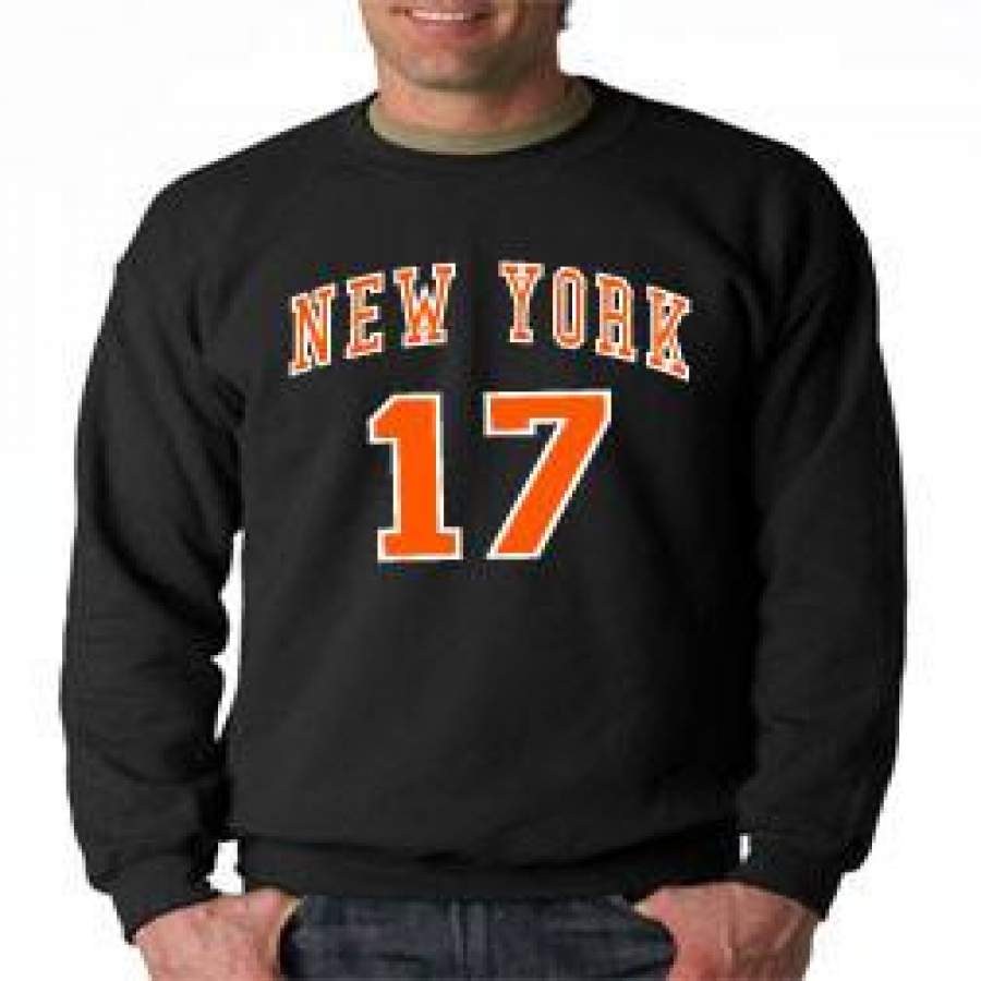 Linsanity New York Knicks Jeremy Lin – Black Crewneck Sweatshirt