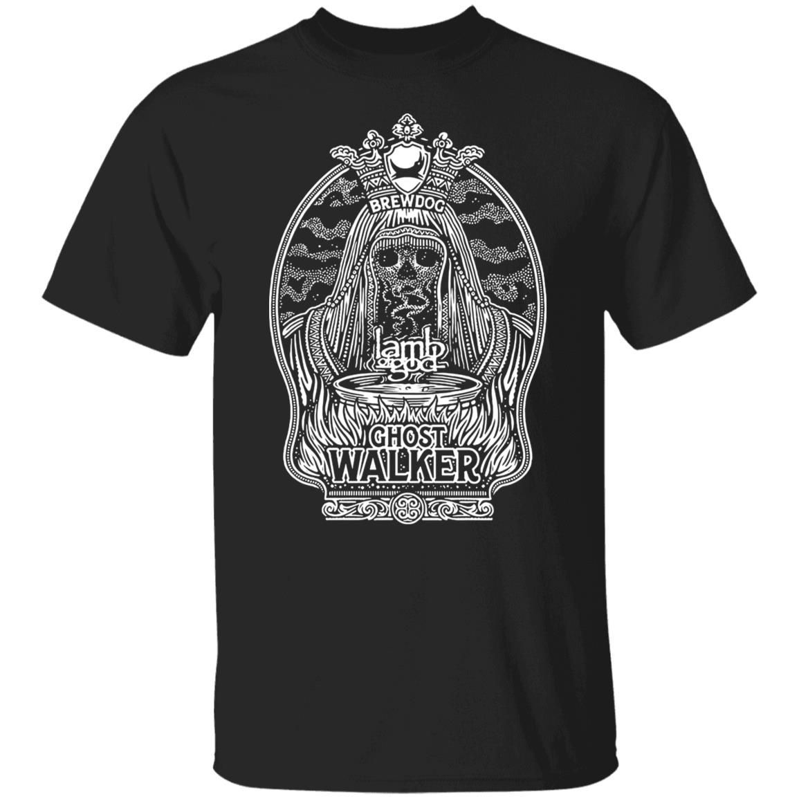 Lamb Of God Merch Ghost Walker Monochrome Tee