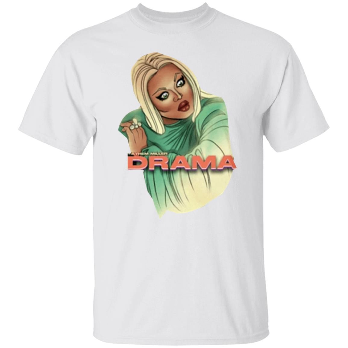 Drag Queen Merch Mayhem Miller “Drama” T-Shirt Black Clothing