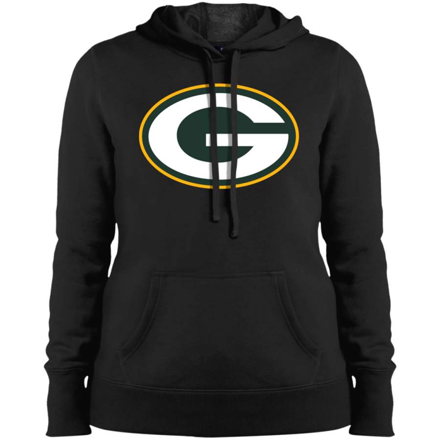 Green Bay Packers Team Logo LST254 Ladies’ Pullover Hooded Sweatshirt