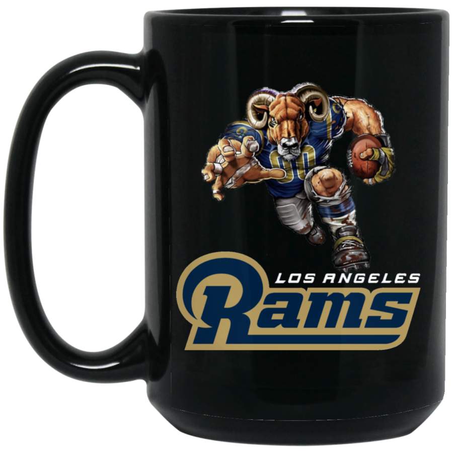 Los Angeles Rams Player Black Mugs BM15OZ 15 oz. Black Mug