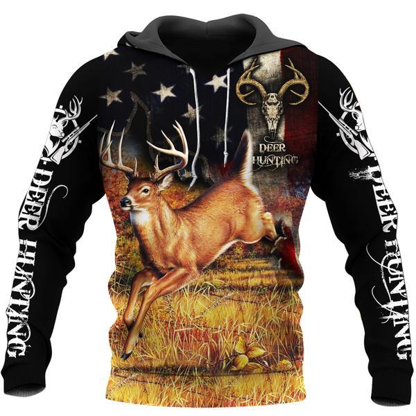 Deer Hunting Flag 3D All Over Print | Unisex | Adult | Ht4877