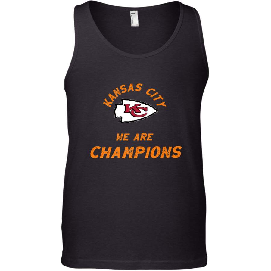 KC Kansas City Tribal Arrowhead we are Champions Men’s Tank Top