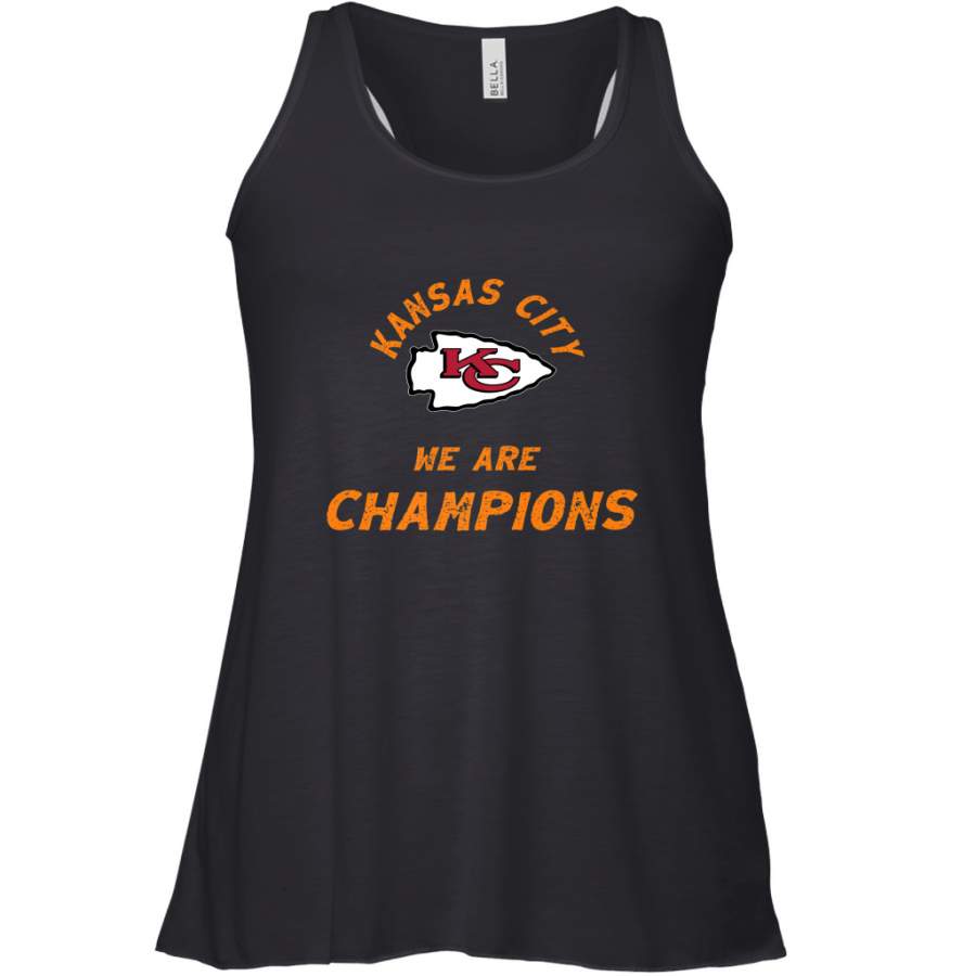 KC Kansas City Tribal Arrowhead we are Champions Women’s Racerback Tank