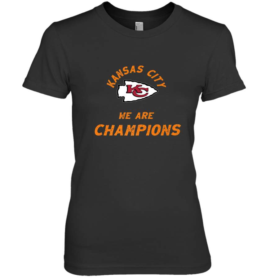 KC Kansas City Tribal Arrowhead we are Champions Women’s Premium T-Shirt