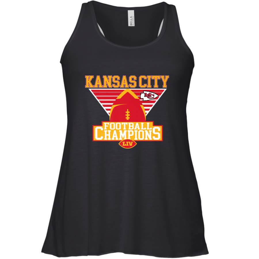 Kansas City Old School Football _ The City Of Champions LIV Women’s Racerback Tank