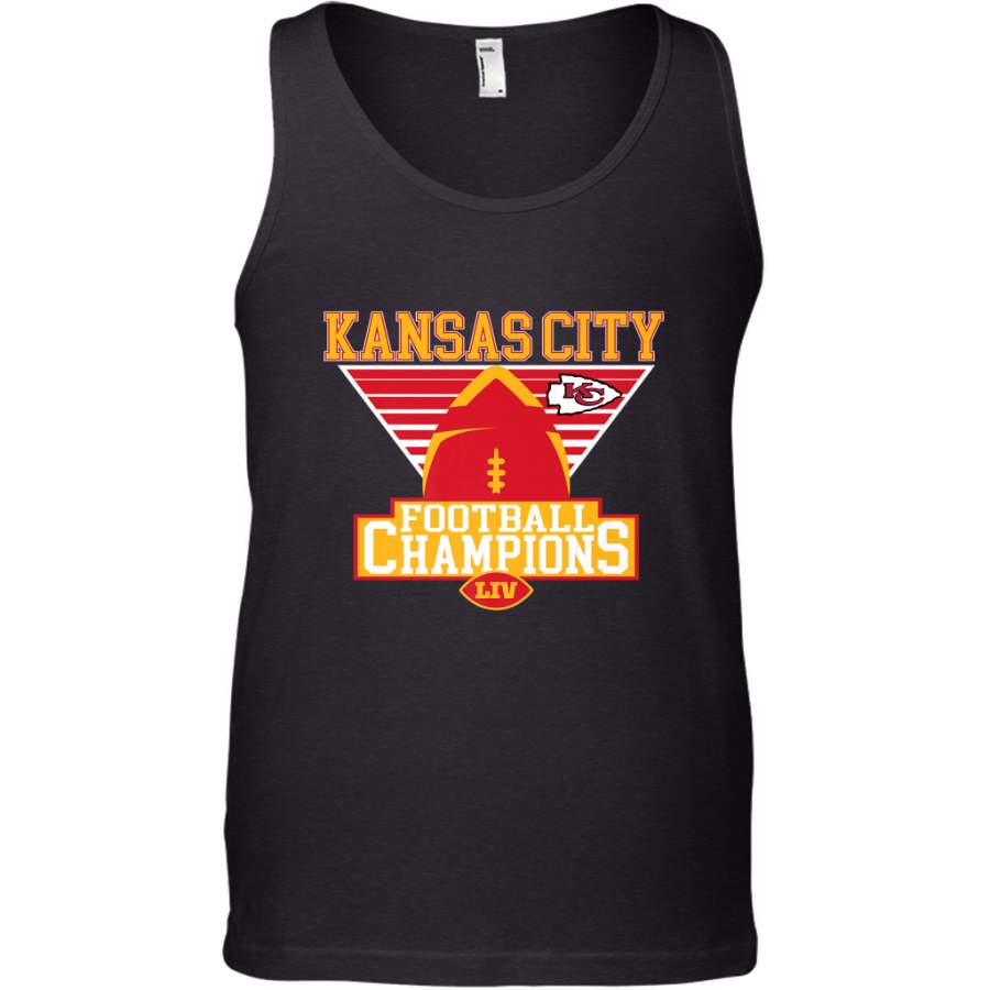 Kansas City Old School Football _ The City Of Champions LIV Men’s Tank Top