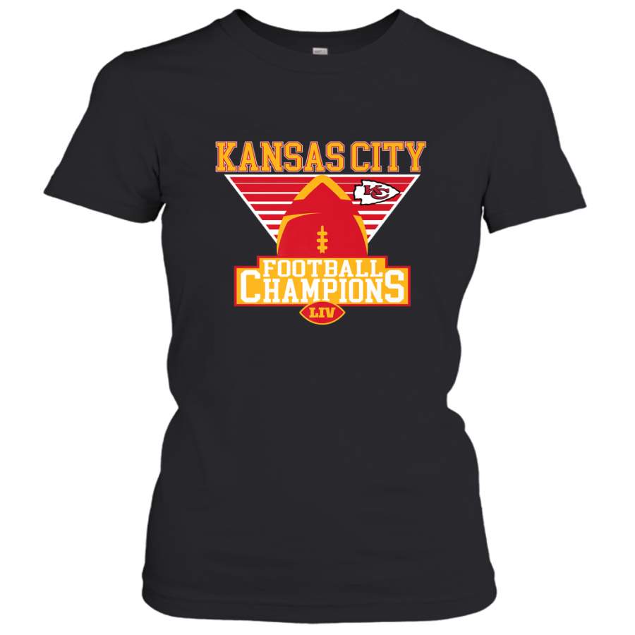 Kansas City Old School Football _ The City Of Champions LIV Women’s T-Shirt