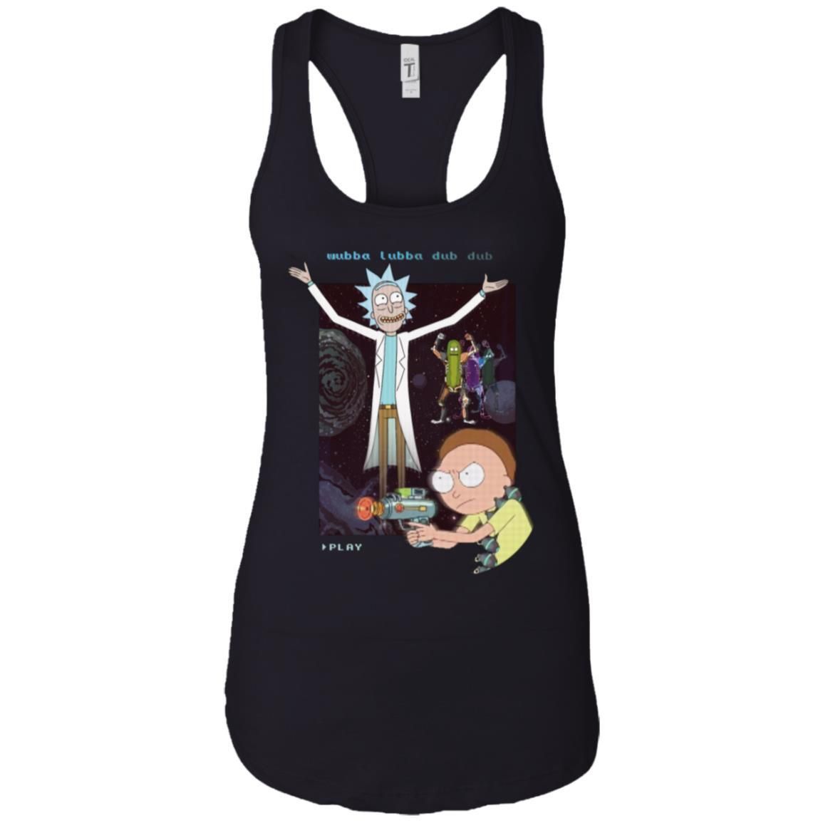 Rick And Morty Retro Video Game Women Tank