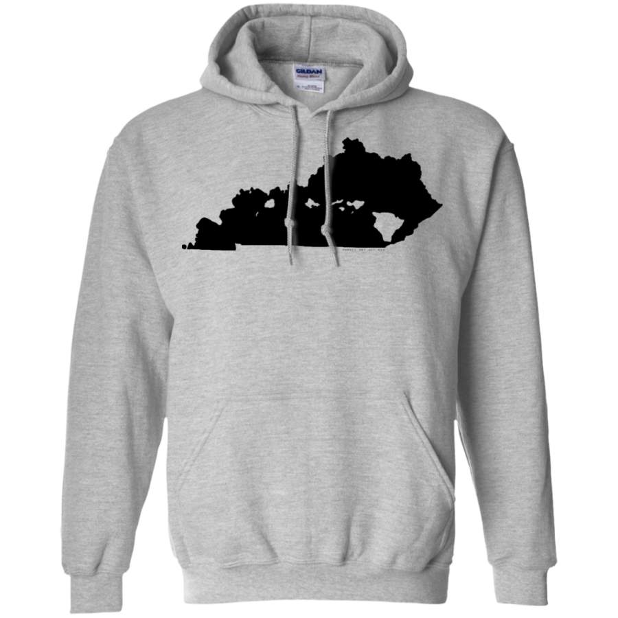 Living in Kentucky with Hawaii Roots Pullover Hoodie 8 oz.