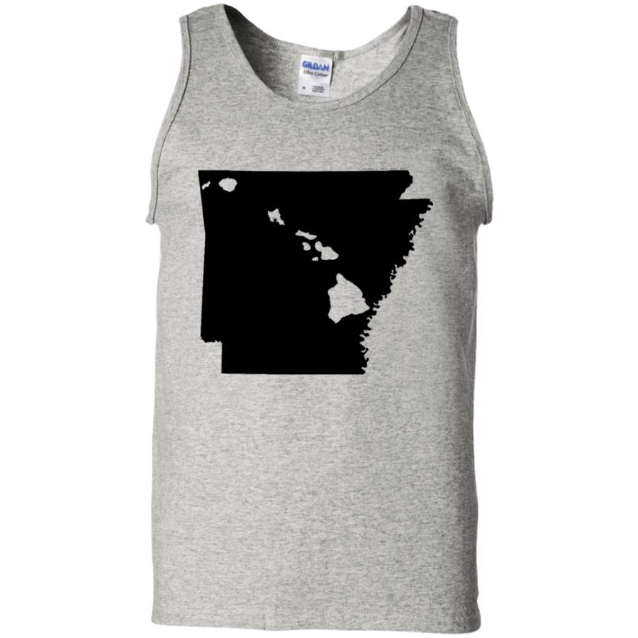 Living in Arkansas with Hawaii Roots 100% Cotton Tank Top