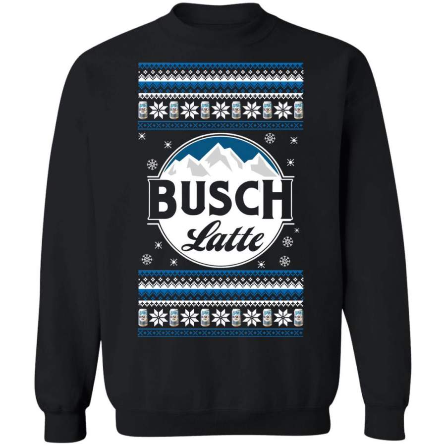 Busch Latte Beer Christmas Sweater