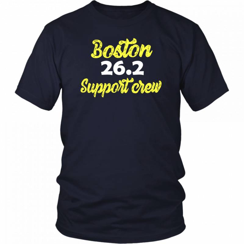 Boston 26.2 Marathon support crew shirt