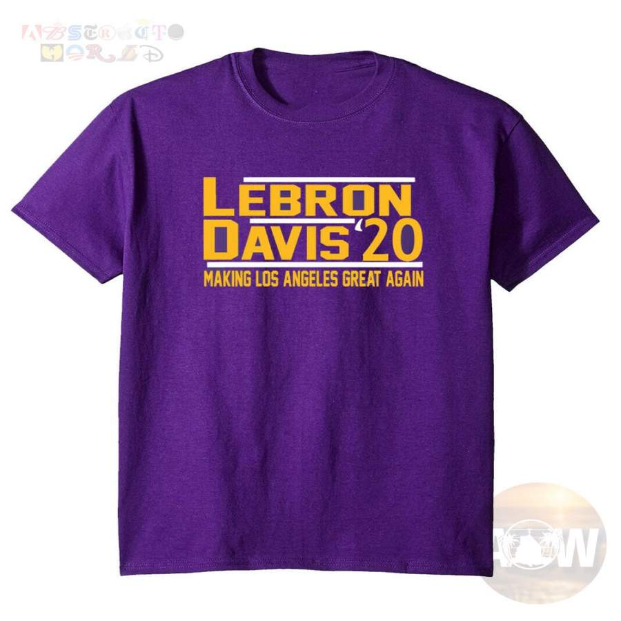 LA Lakers Los Angeles Lebron James Anthony Davis Unisex Graphic T Shirt