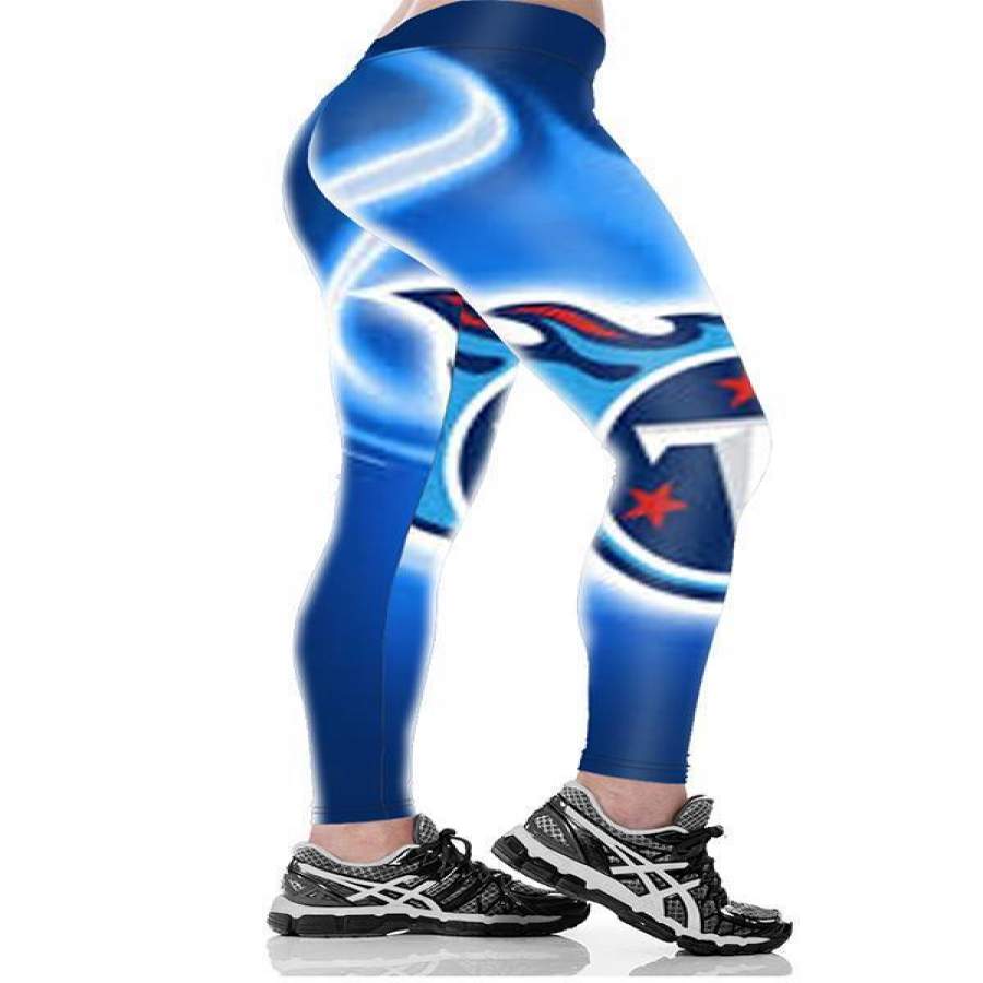 3D Tennessee Titans Printed Yoga Fitness Leggings