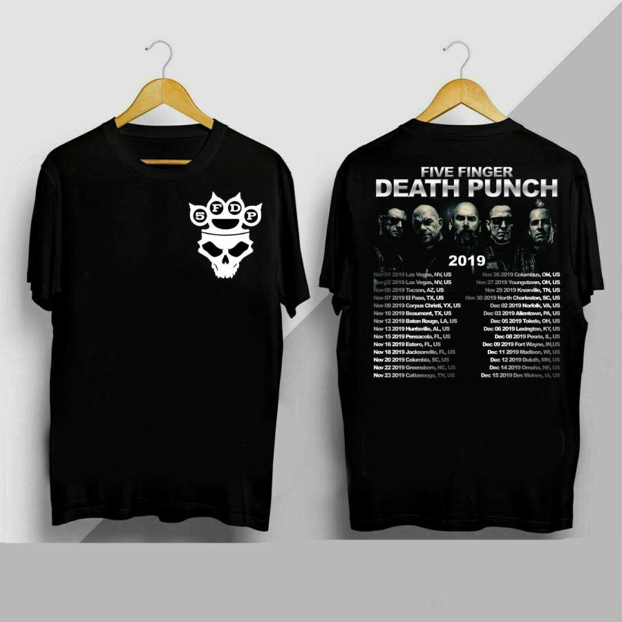 Five Finger Death Punch North America Tour 2019 T Shirt