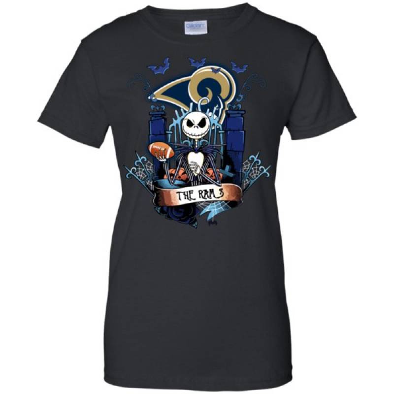 Los Angeles Rams Halloween The Nightmare Before Christmas Shirts