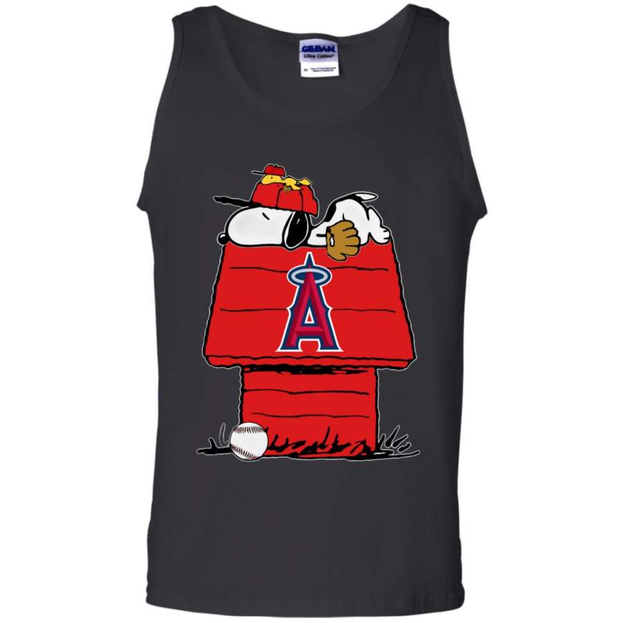 LA Angels Of Anaheim Snoopy Men’s Tank Top